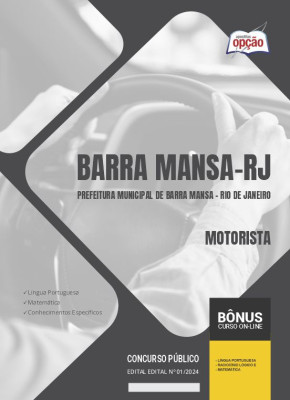 Apostila Prefeitura de Barra Mansa - RJ  - Motorista