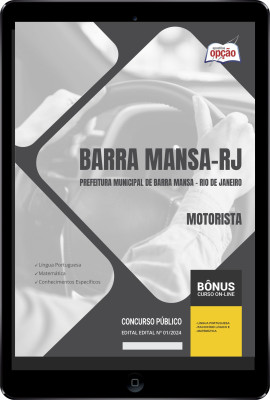 Apostila Prefeitura de Barra Mansa - RJ em PDF - Motorista 2024