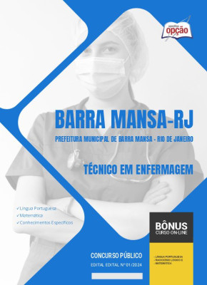 Apostila Prefeitura de Barra Mansa - RJ 2024 - Técnico em Enfermagem