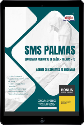 Apostila Prefeitura de Palmas - TO (SMS Palmas) em PDF - Agente de Combates as Endemias 2024