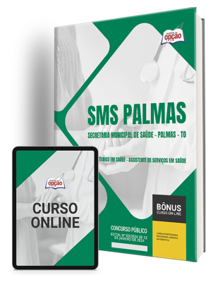 Apostila Prefeitura de Palmas - TO (SMS Palmas) 2024 - Técnico em Saúde - Assistente de Serviços em Saúde
