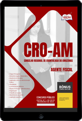 Apostila CRO-AM em PDF  - Agente Fiscal