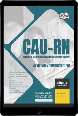 Apostila CAU-RN em PDF - Assistente Administrativo 
