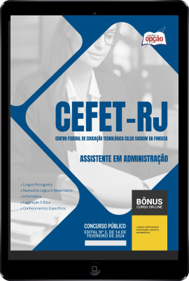 Apostila CEFET-RJ em PDF - Assistente em Administração 2024