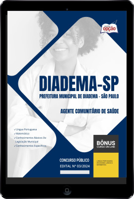 Apostila Prefeitura de Diadema - SP em PDF - Agente Comunitário de Saúde 2024