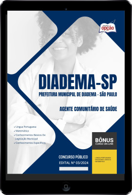 Apostila Prefeitura de Diadema - SP em PDF - Agente Comunitário de Saúde 