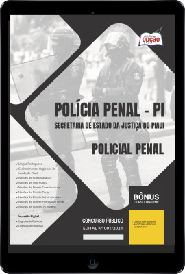 Apostila Polícia Penal - PI em PDF - Policial Penal 2024