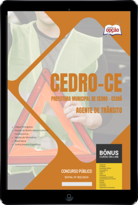 Apostila Prefeitura de Cedro - CE em PDF - Agente de Trânsito 