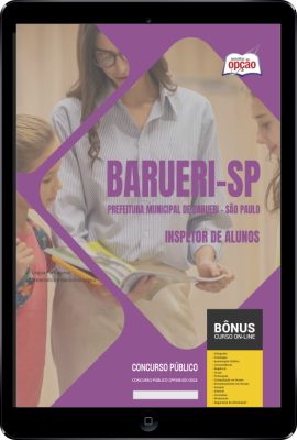 Apostila Prefeitura de Barueri - SP em PDF - Inspetor de Alunos 2024