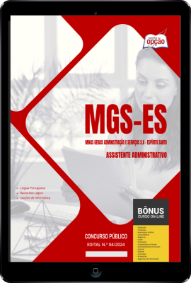 Apostila MGS-ES em PDF - Assistente Administrativo 2024