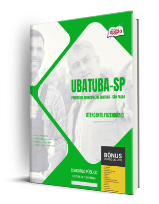 Apostila Prefeitura de Ubatuba - SP 2024 - Atendente Fazendário