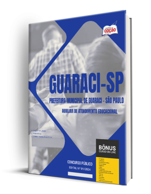 Apostila Prefeitura de Guaraci - SP  - Auxiliar de Atendimento Educacional