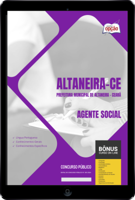 Apostila Prefeitura de Altaneira - CE em PDF - Agente Social 