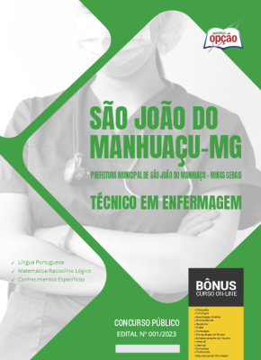 Apostila Prefeitura de São João do Manhuaçu - MG 2024 - Técnico em Enfermagem