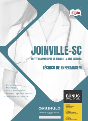 Apostila Prefeitura de Joinville - SC 2024 - Técnico de Enfermagem