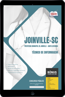Apostila Prefeitura de Joinville - SC em PDF - Técnico de Enfermagem 2024