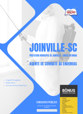 Apostila Prefeitura de Joinville - SC 2024 - Agente de Combate às Endemias