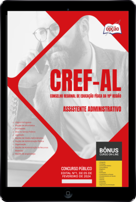 Apostila CREF-AL em PDF - Assistente Administrativo 2024