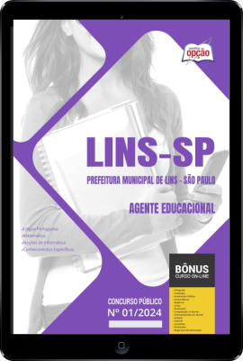 Apostila Prefeitura de Lins - SP em PDF - Agente Educacional 2024