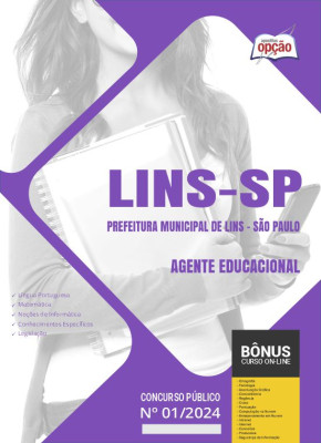 Apostila Prefeitura de Lins - SP em PDF - Agente Educacional 
