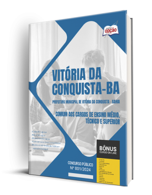Apostila Prefeitura de Vitória da Conquista - BA  - Comum aos Cargos de Ensino Médio, Técnico e Superior