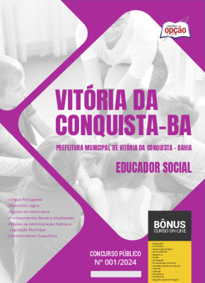 Apostila Prefeitura de Vitória da Conquista - BA 2024 - Educador Social