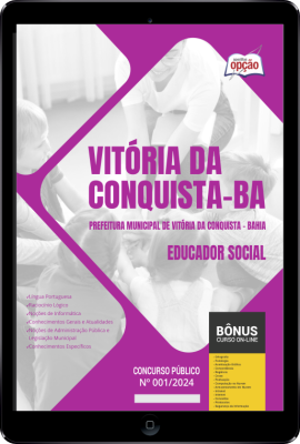 Apostila Prefeitura de Vitória da Conquista - BA em PDF - Educador Social 