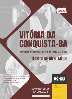 Apostila Prefeitura de Vitória da Conquista - BA  - Técnico de Nível Médio
