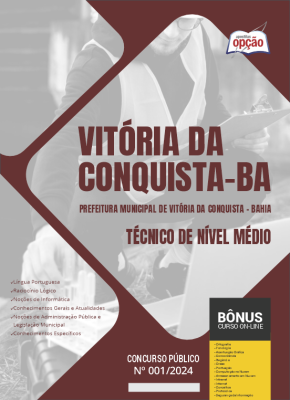 Apostila Prefeitura de Vitória da Conquista - BA 2024 - Técnico de Nível Médio