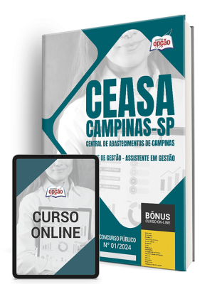 Apostila CEASA Campinas - SP 2024 - Agente de Gestão - Assistente em Gestão