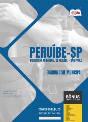 Apostila Prefeitura de Peruíbe - SP 2024 - Guarda Civil Municipal