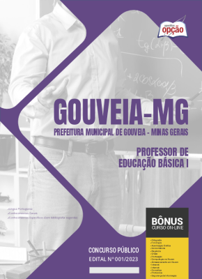Apostila Prefeitura de Gouveia - MG  - Professor de Educação Básica I