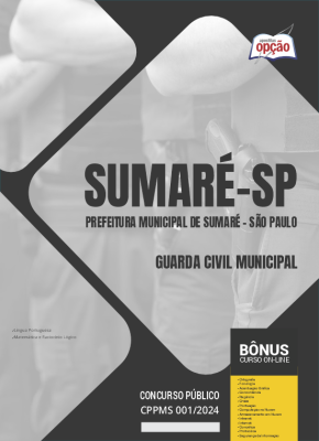 Apostila Prefeitura de Sumaré - SP 2024 - Guarda Civil Municipal