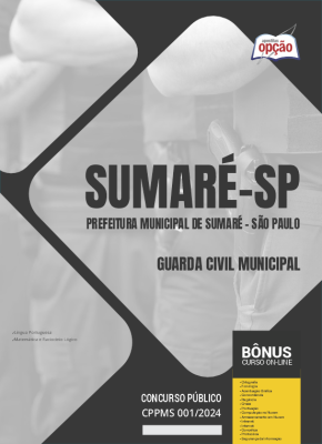 Apostila Prefeitura de Sumaré - SP em PDF - Guarda Civil Municipal 2024