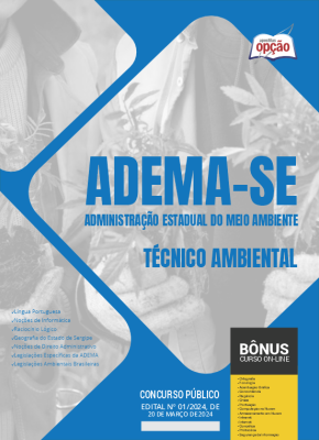 Apostila ADEMA-SE em PDF - Técnico Ambiental 2024