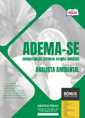 Apostila ADEMA-SE em PDF - Analista Ambiental 2024