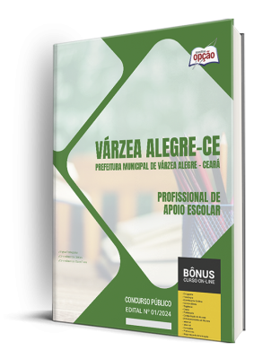 Apostila Prefeitura de Várzea Alegre - CE  - Profissional de Apoio Escolar