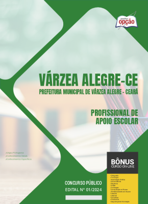 Apostila Prefeitura de Várzea Alegre - CE em PDF - Profissional de Apoio Escolar 