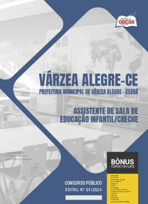Apostila Prefeitura de Várzea Alegre - CE em PDF - Assistente de Sala de Educação Infantil/Creche 2024
