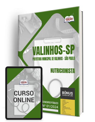 Apostila Prefeitura de Valinhos - SP 2024 - Nutricionista