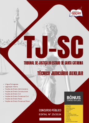 Apostila TJ-SC 2024 - Técnico Judiciário Auxiliar