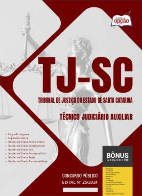 Apostila TJ-SC em PDF - Técnico Judiciário Auxiliar 2024