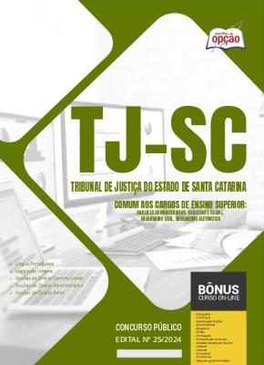Apostila TJ-SC em PDF - Comum aos Cargos de Ensino Superior 
