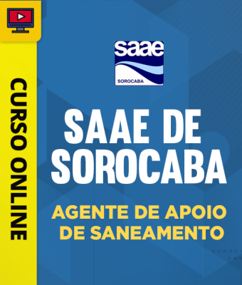 Curso SAAE de Sorocaba - Agente de Apoio de Saneamento