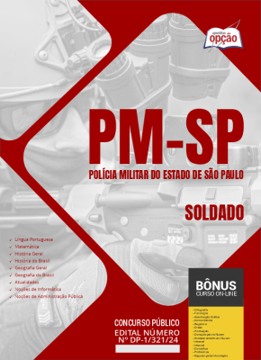 Apostila PM-SP em PDF - Soldado 2024