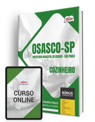 Apostila Prefeitura de Osasco - SP 2024 - Cozinheiro