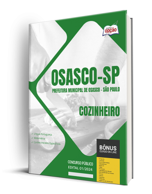 Apostila Prefeitura de Osasco - SP 2024 - Cozinheiro