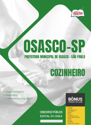 Apostila Prefeitura de Osasco - SP 2024 - Cozinheiro