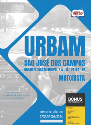 Apostila URBAM-SP em PDF - Motorista 2024