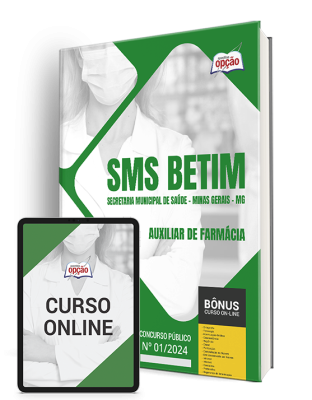 Apostila SMS BETIM - MG 2024 - Auxiliar de Farmácia